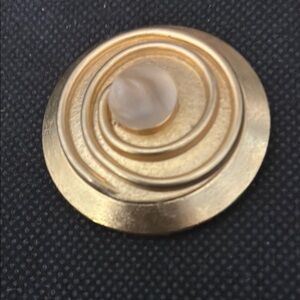 Escada Act 2 round solid perfume compact.Perfume 1/2 full of powered perfume.